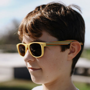 AUSTRALIAN LITTLE SOEK KIDS Wooden Sunnies l Age 7-10 - Soek Fashion Eyewear Australia