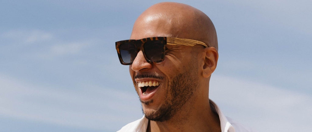 Mens wooden sunglasses