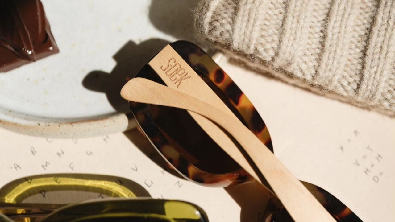 Women wooden sunglasses