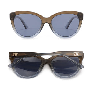 *NEW* LOVER OMBRE SLATE l 100% Plant Based l Black Polarised Lens - Soek Fashion Eyewear Australia