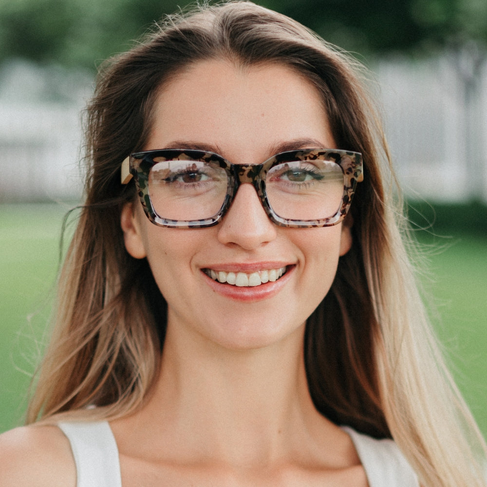 Magnifying Reader l ZAHRA OPAL TORT - Soek Fashion Eyewear Australia