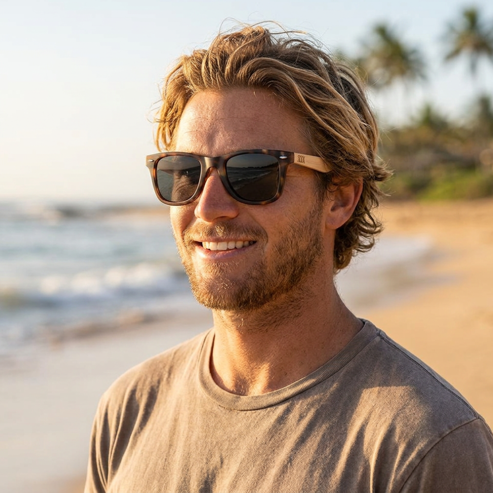 Balmoral Tort l Smoke Polarised Lens I Sunglasses - Soek Fashion Eyewear Australia