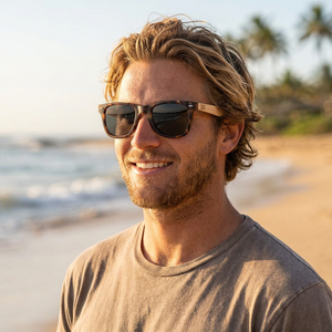 Balmoral Tort l Smoke Polarised Lens I Sunglasses - Soek Fashion Eyewear Australia