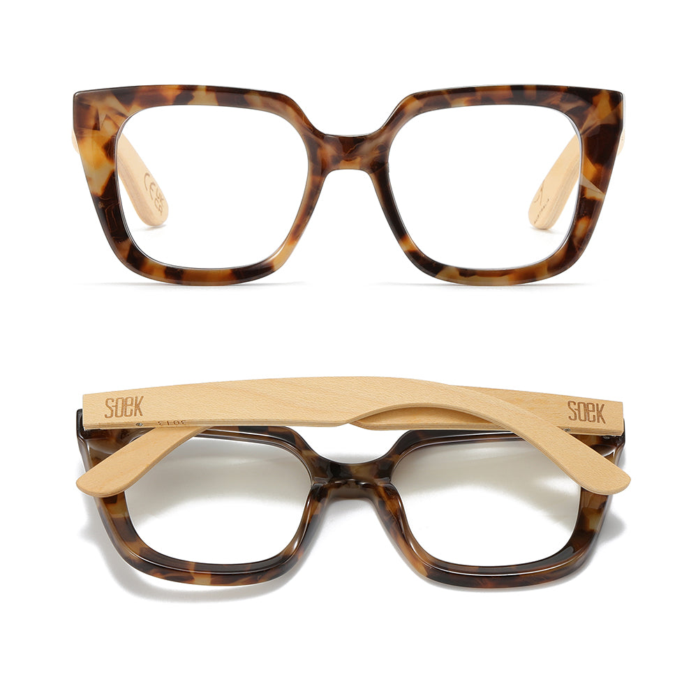 SOLUNA MOCHA TORT l Magnifying Reader - Soek Fashion Eyewear Australia