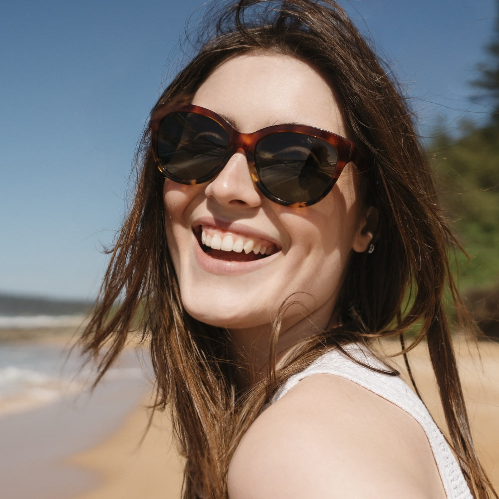 *NEW* LOVER TORT DUO - Bio Acetate Tortoise Frame l Brown Polarised Lens - Soek Fashion Eyewear Australia