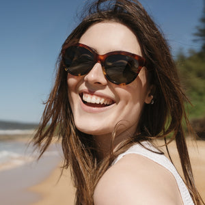 *NEW* LOVER TORT DUO - Bio Acetate Tortoise Frame l Brown Polarised Lens - Soek Fashion Eyewear Australia