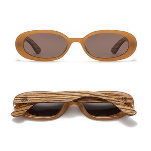 NEW * Days in the Sun TOFFEE l Brown Polarised Lens - Soek Fashion Eyewear Australia