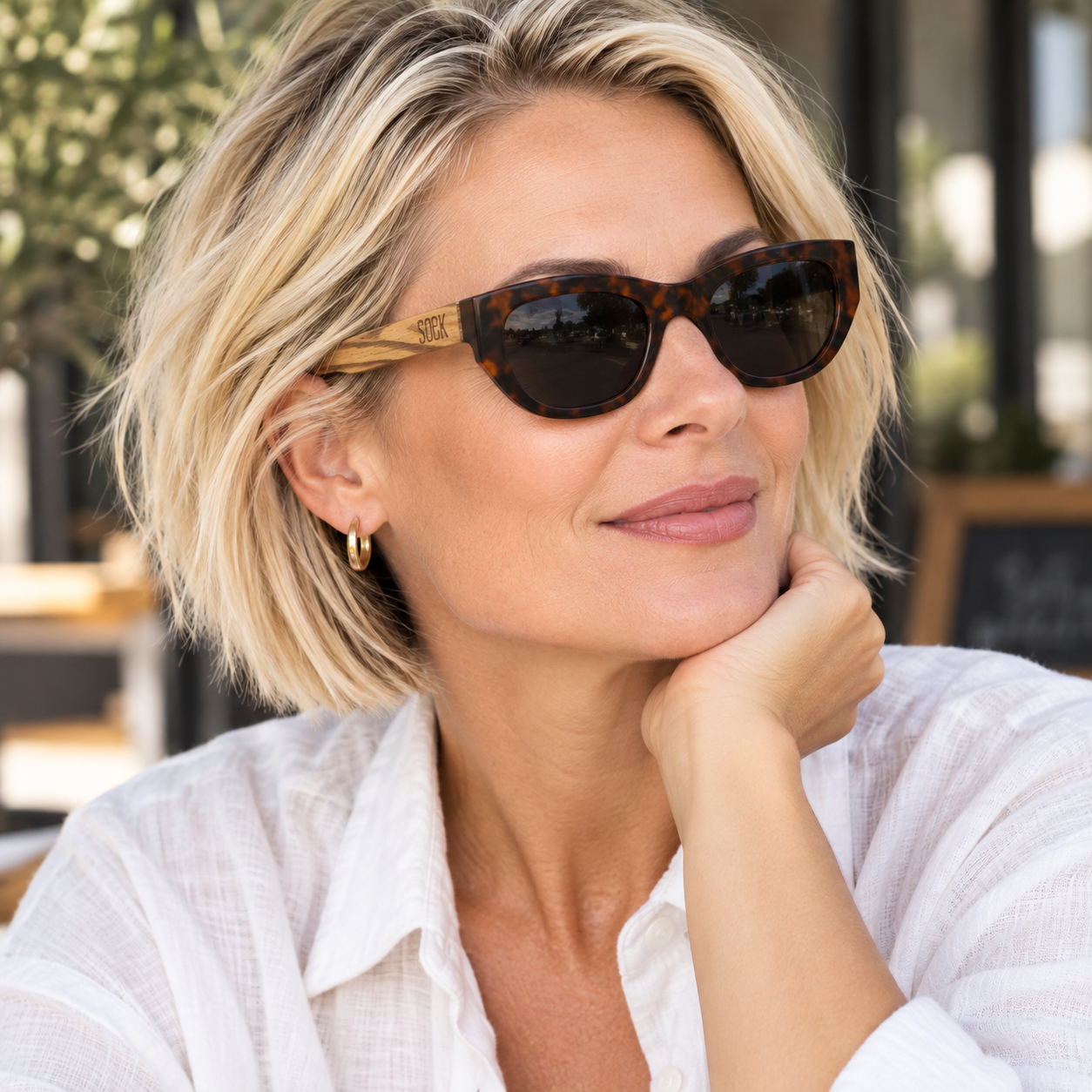 NEW * Remy Dark Tort l Smoke Polarised Lens I Sunglasses - Soek Sunglasses Australia