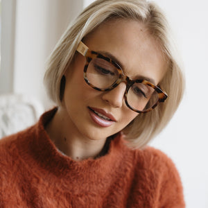 ALIVE ROCKY TORT l Wooden Magnifying Reader - Soek Fashion Eyewear Australia