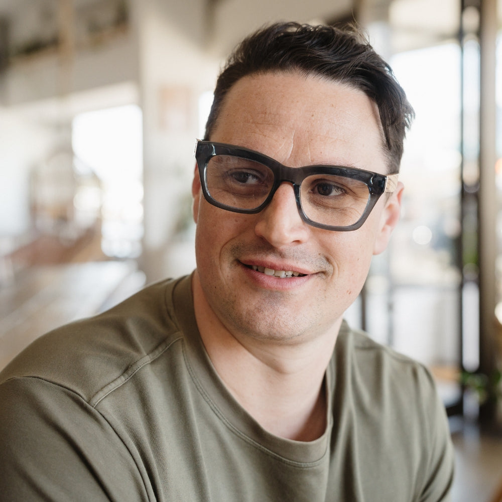 MORGAN INDIGO l Wooden Magnifying Reader - Soek Fashion Eyewear Australia