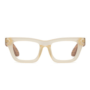SYDNEY LEMON l Wooden Magnifying Reader - Soek Fashion Eyewear Australia
