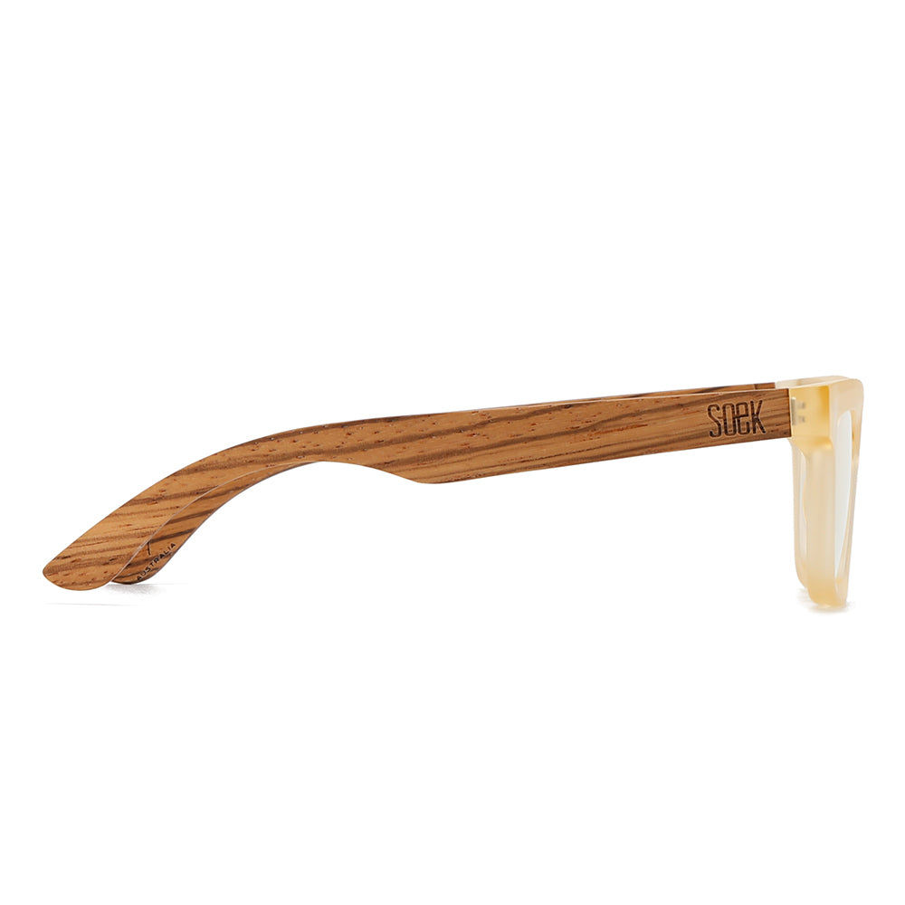SYDNEY LEMON l Wooden Magnifying Reader - Soek Fashion Eyewear Australia