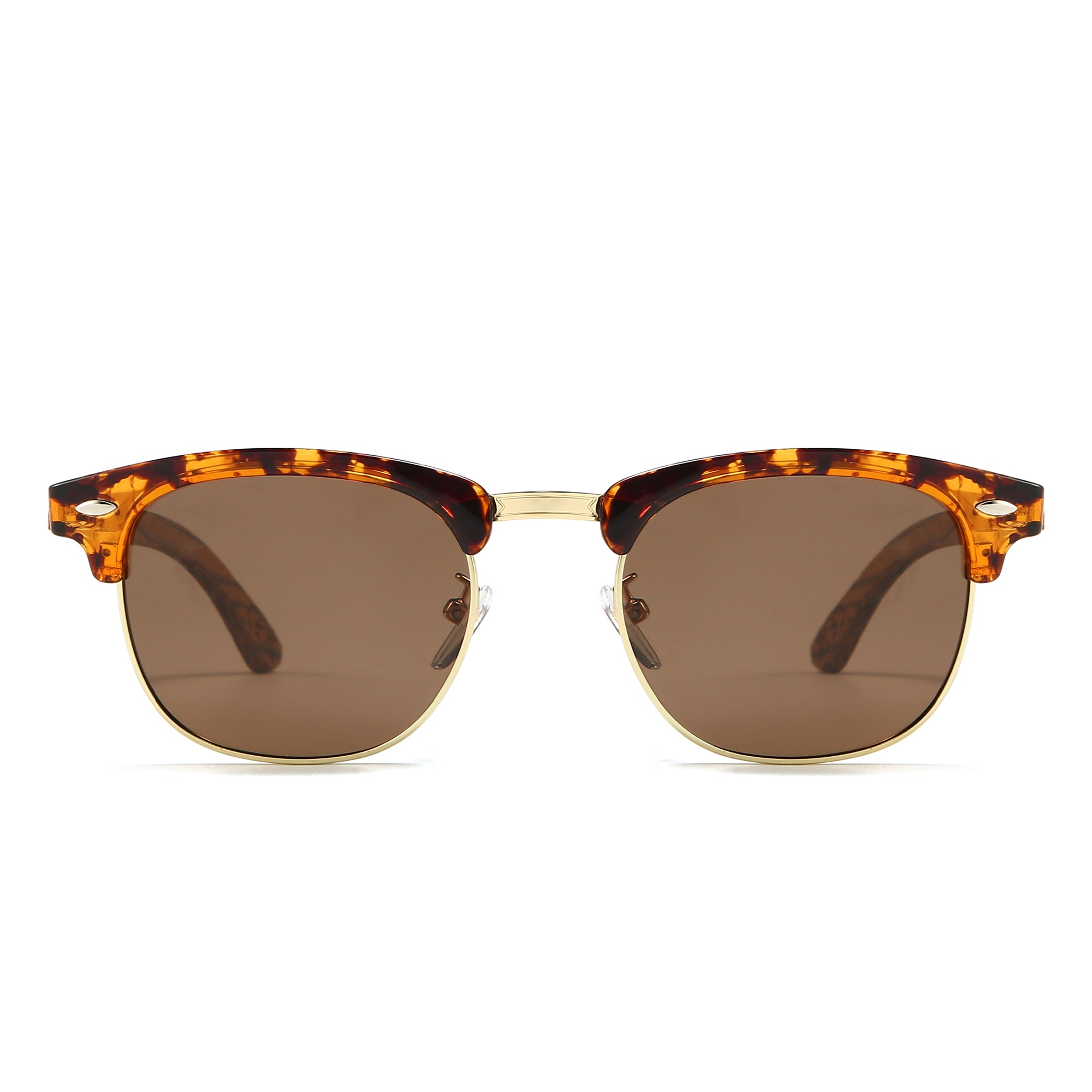BANJO Brown Polarised Lens l  Walnut Arms - Soek Fashion Eyewear Australia