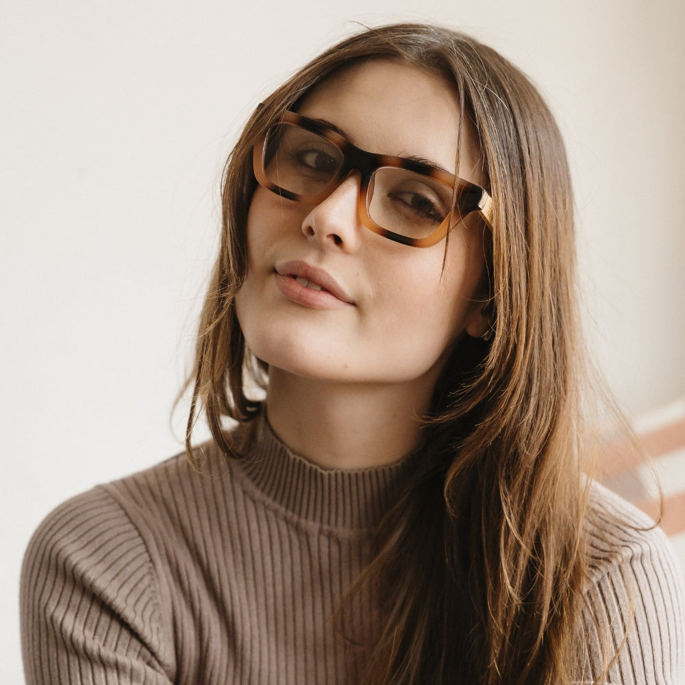 SYDNEY COASTAL CARAMEL l Wooden Magnifying Reader - Soek Fashion Eyewear Australia
