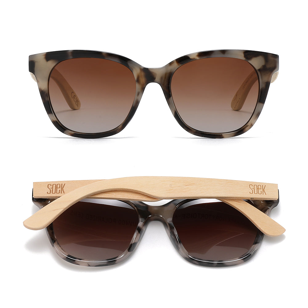 LILA GRACE IVORY TORTOISE l Brown Lens l White Maple Arms - Soek Fashion Eyewear Australia