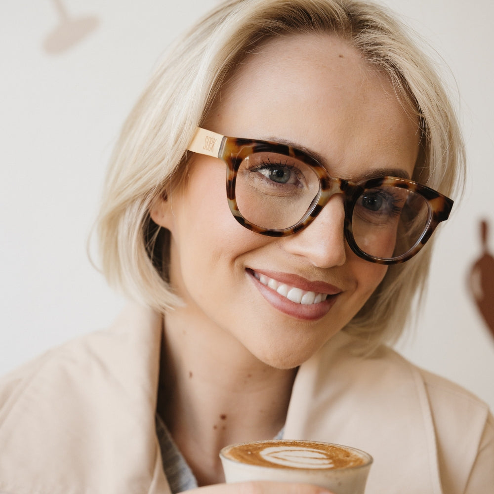 ALIVE ROCKY TORT l Wooden Magnifying Reader - Soek Fashion Eyewear Australia