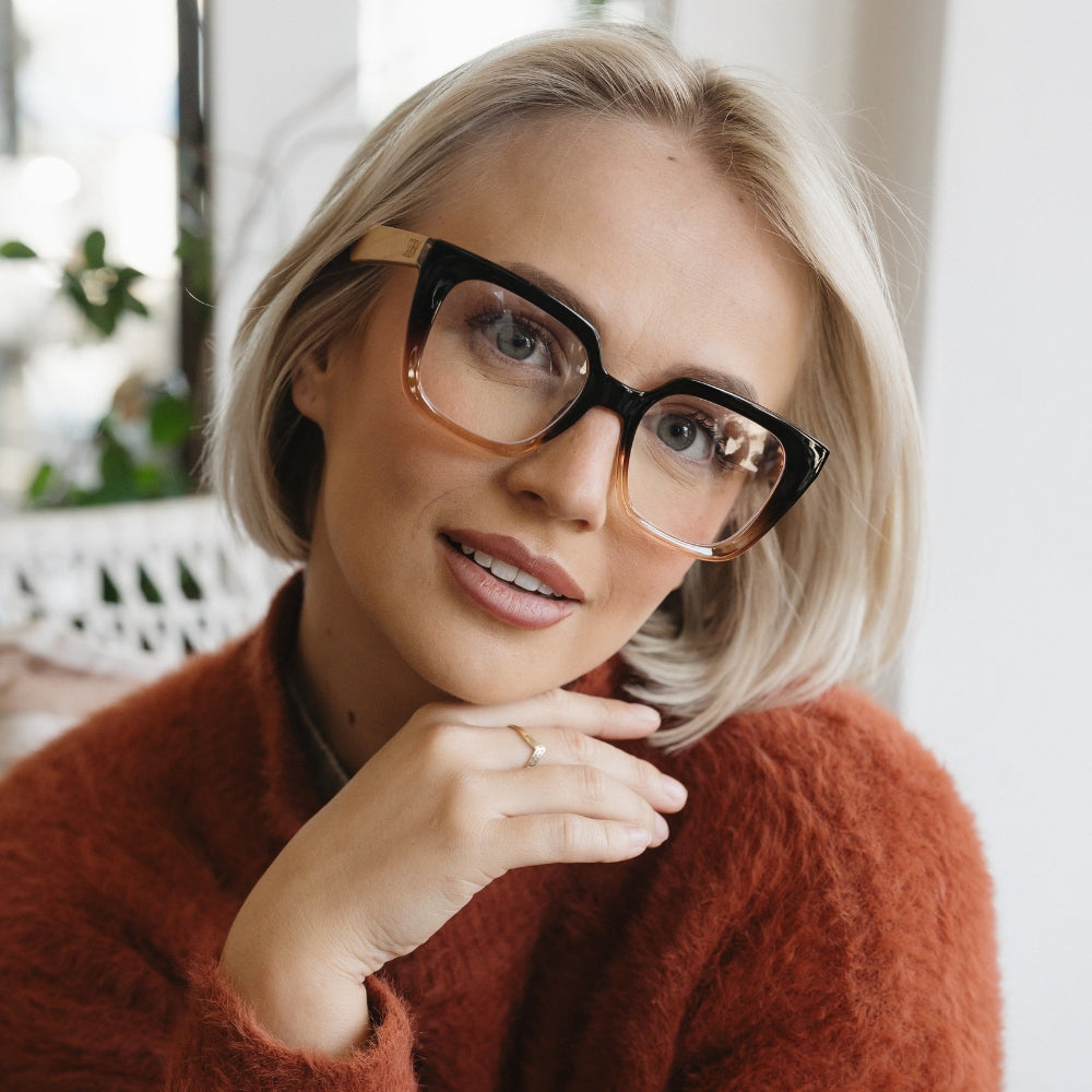 SOLUNA OMBRE l Reader l Blue Light Magnifying - Soek Fashion Eyewear Australia