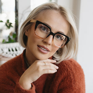 SOLUNA OMBRE l Reader l Blue Light Magnifying - Soek Fashion Eyewear Australia