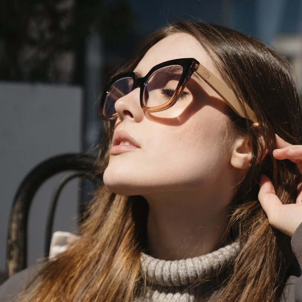 SOLUNA OMBRE l Reader l Blue Light Magnifying - Soek Fashion Eyewear Australia