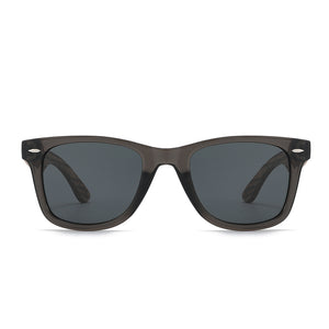 BALMORAL I Black Polarised Lens l Walnut Arms - Soek Fashion Eyewear Australia