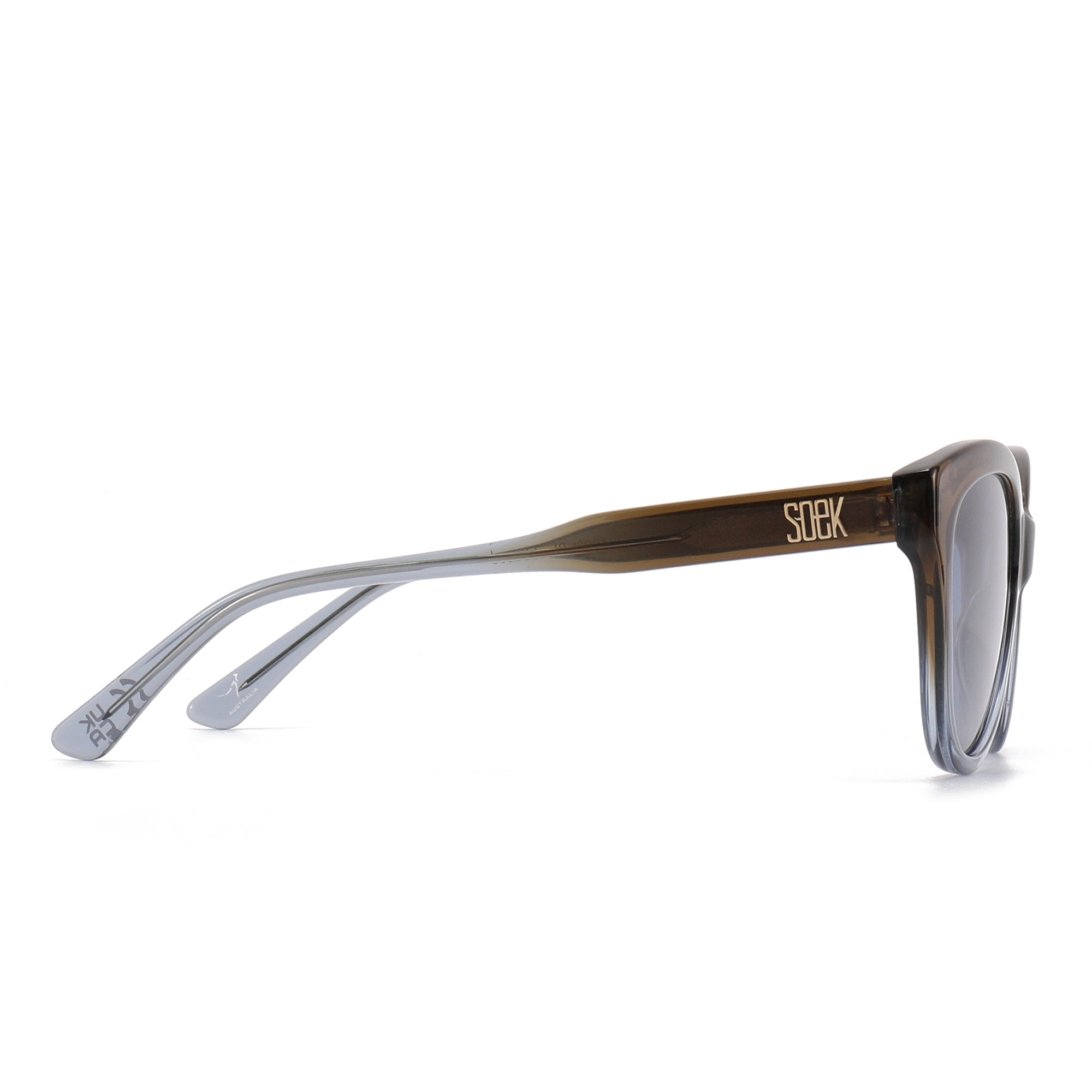 *NEW* LOVER OMBRE SLATE l 100% Plant Based l Black Polarised Lens - Soek Fashion Eyewear Australia