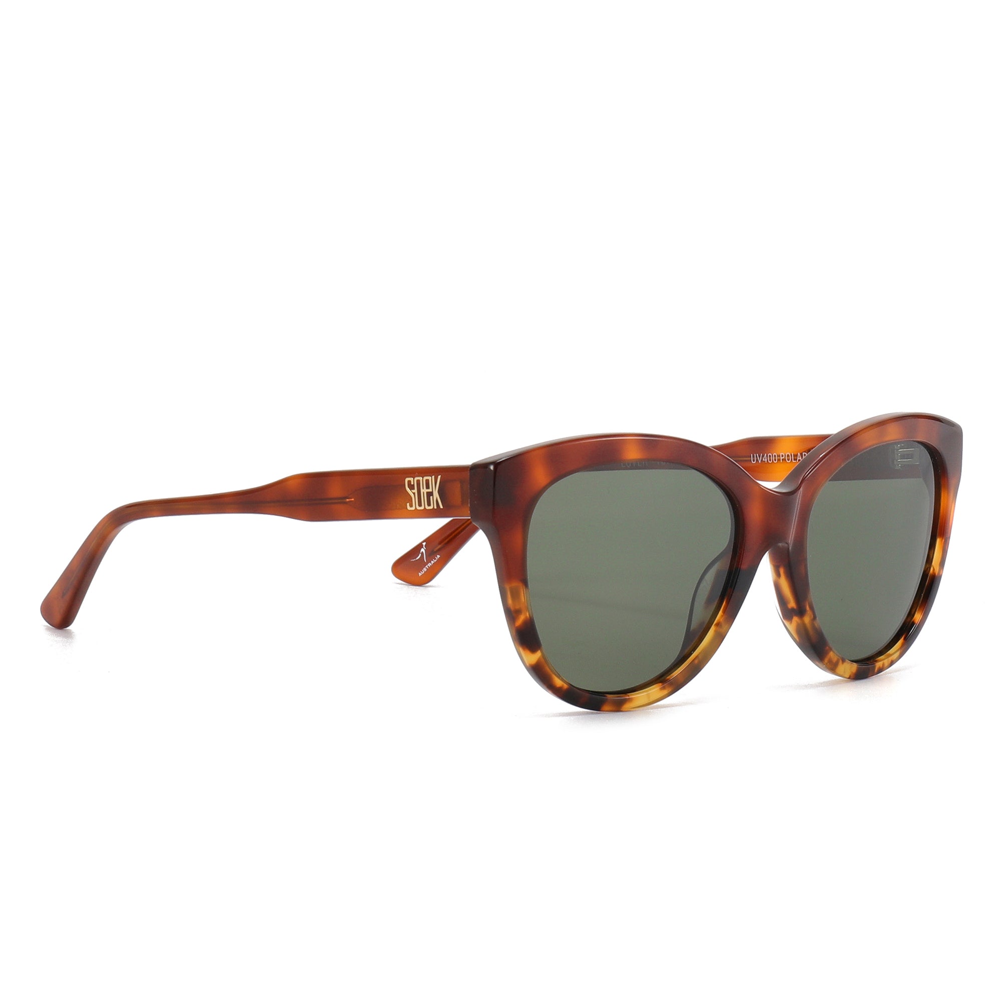 *NEW* LOVER TORT DUO - Bio Acetate Tortoise Frame l Brown Polarised Lens - Soek Fashion Eyewear Australia