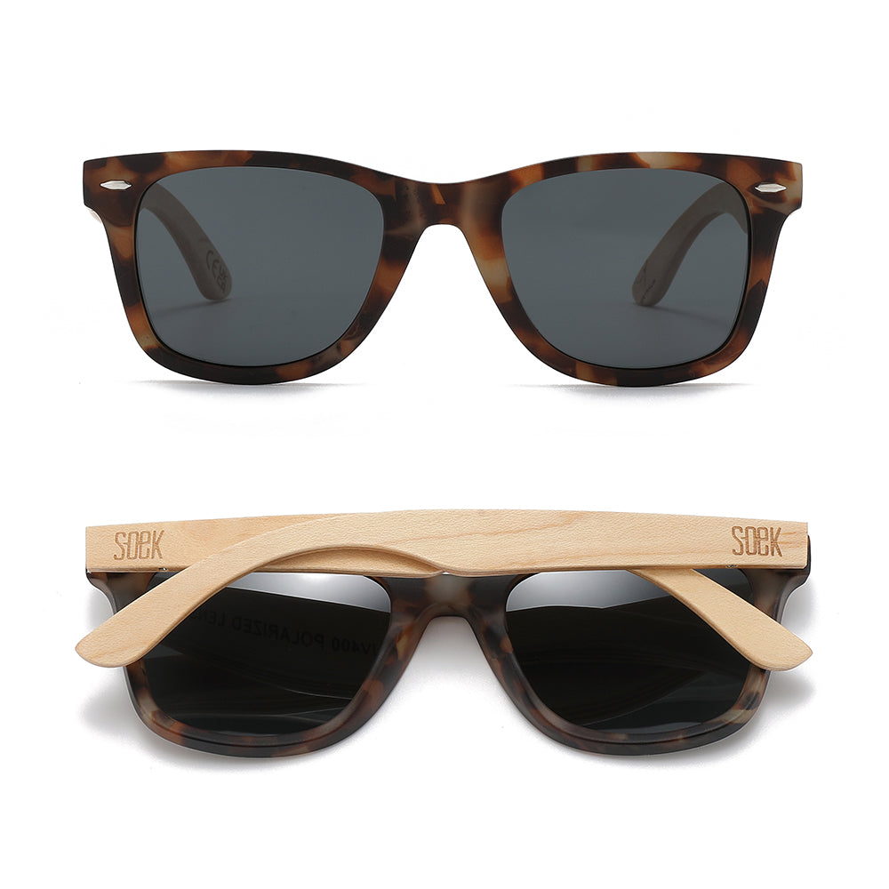 Balmoral Tort l Smoke Polarised Lens I Sunglasses - Soek Fashion Eyewear Australia