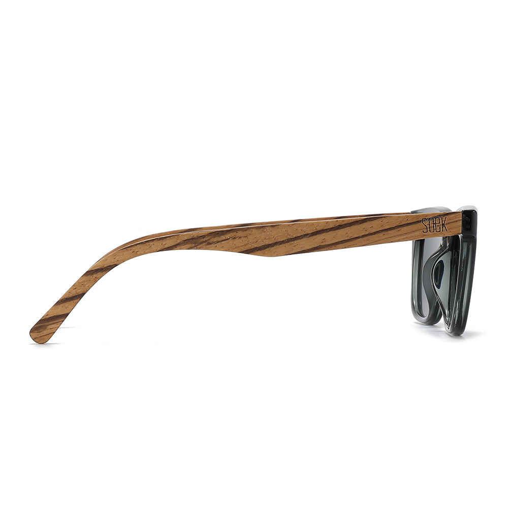 Koda SMOKE l Black Polarised lenses - Soek Fashion Eyewear Australia