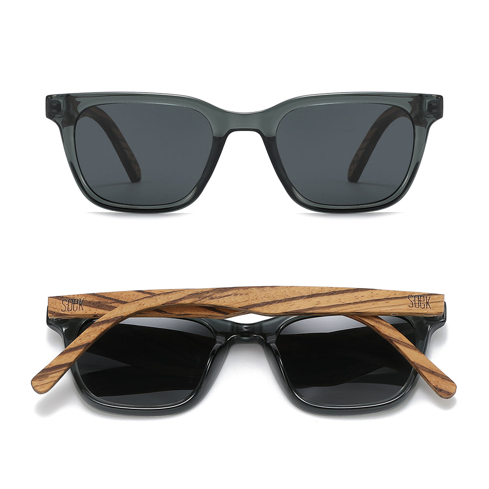 Koda SMOKE l Black Polarised lenses - Soek Fashion Eyewear Australia