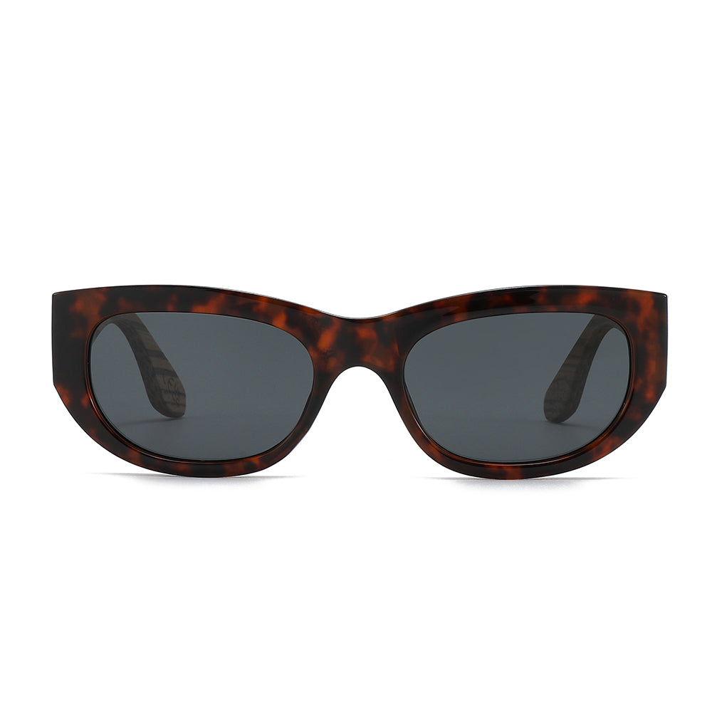 Remy Dark Tort l Smoke Polarised Lens I Sunglasses - Soek Fashion Eyewear Australia