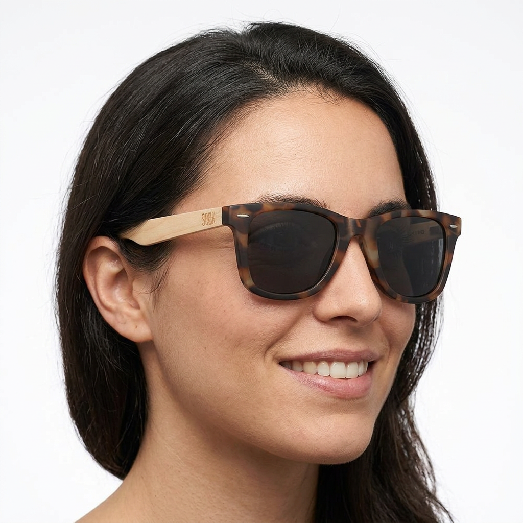 Balmoral Tort l Smoke Polarised Lens I Sunglasses - Soek Fashion Eyewear Australia