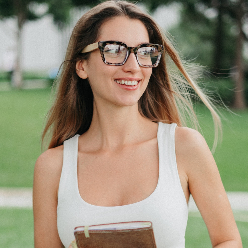 Magnifying Reader l ZAHRA OPAL TORT - Soek Fashion Eyewear Australia