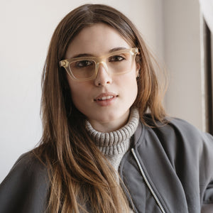 SYDNEY LEMON l Wooden Magnifying Reader - Soek Fashion Eyewear Australia