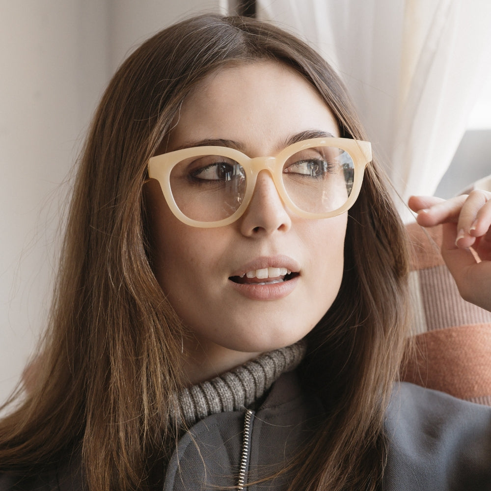 ALIVE CREAM l Wooden Magnifying Reader - Soek Fashion Eyewear Australia