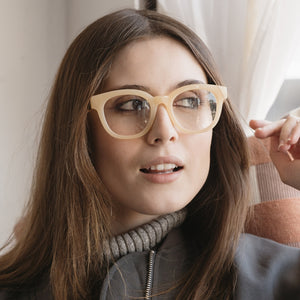 ALIVE CREAM l Wooden Magnifying Reader - Soek Fashion Eyewear Australia