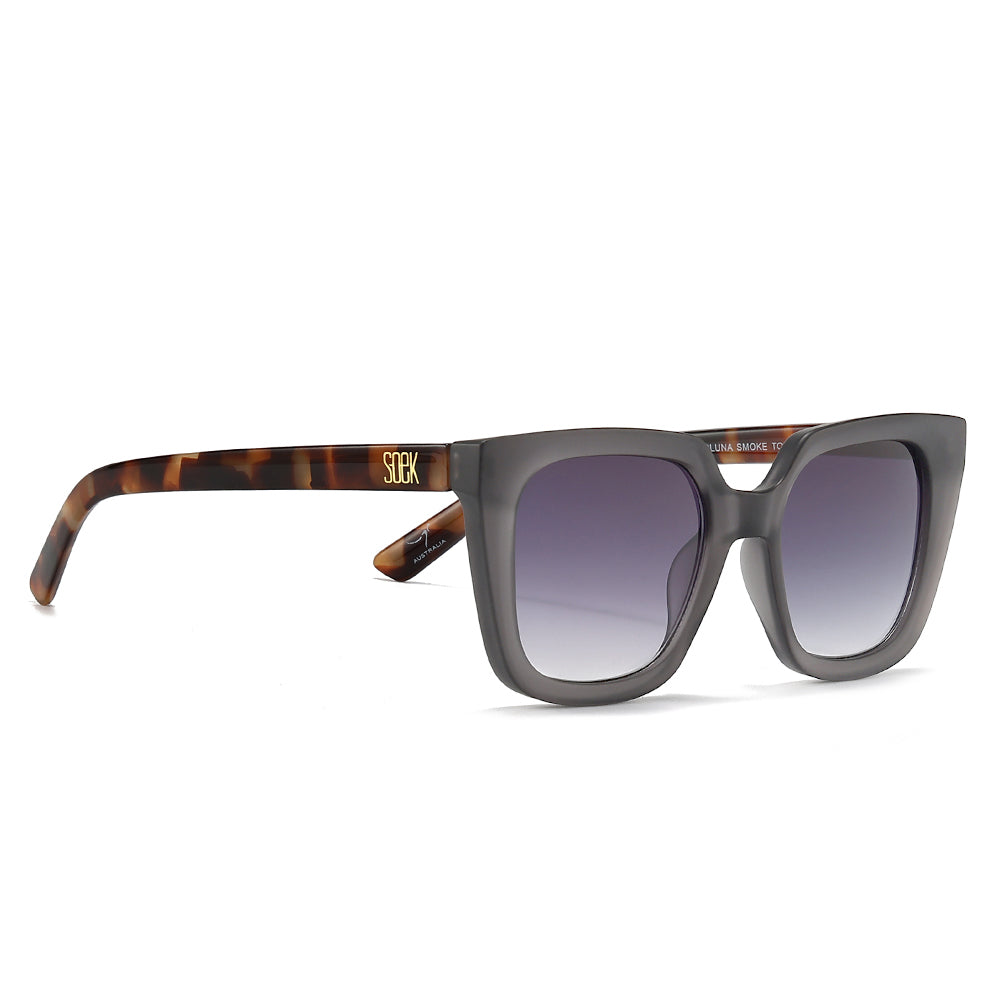 SOLUNA SMOKE l Sunglass Reader l UV 400 Magnifying - Soek Fashion Eyewear Australia