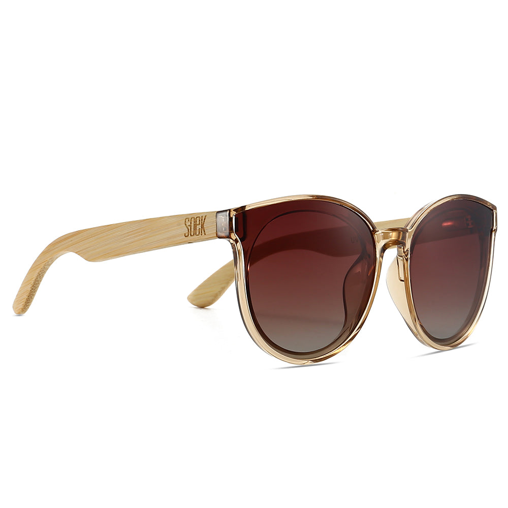 Calthorpe Oval Sunglasses in Brown Gradient by LINDA FARROW – LINDA FARROW  (INT'L)