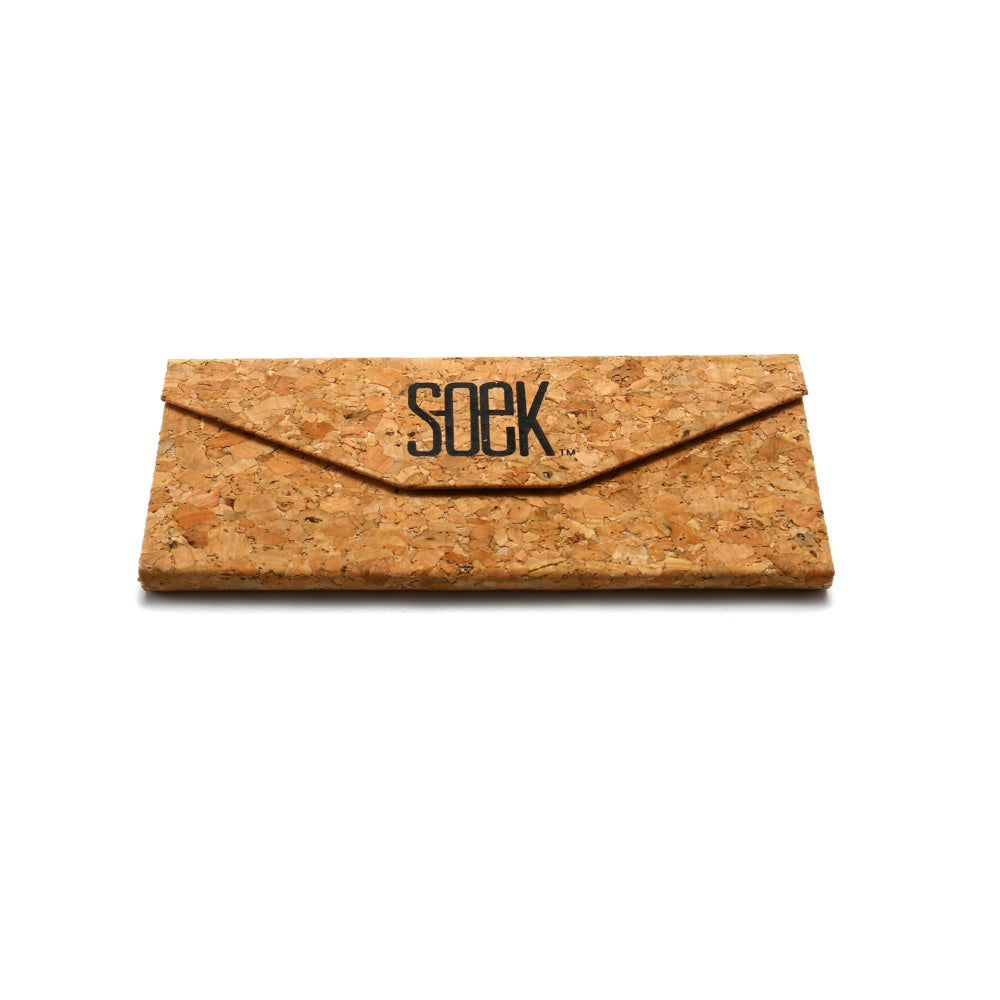 100% Biodegradable SOEK Cork Case - Soek Fashion Eyewear Australia