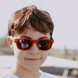 LITTLE AVALON KIDS Red Sunnies l Polarised Lens - Age 7-10 - Soek Fashion Eyewear Australia