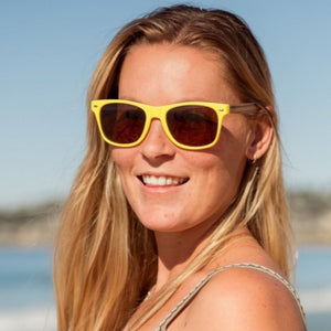 AUSTRALIAN SOEK  Polarized Lens l  Yellow Sustainable Sunnies - Soek Fashion Eyewear Australia
